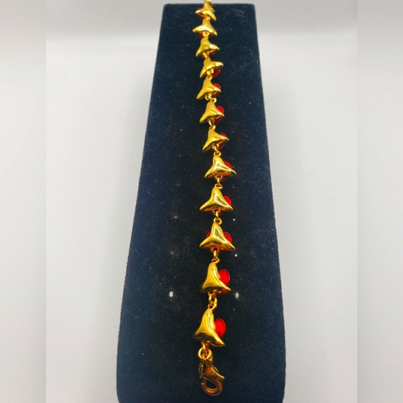 Vintage Danbury Mint " A Dozen Roses" Bracelet - Picture 5 of 6